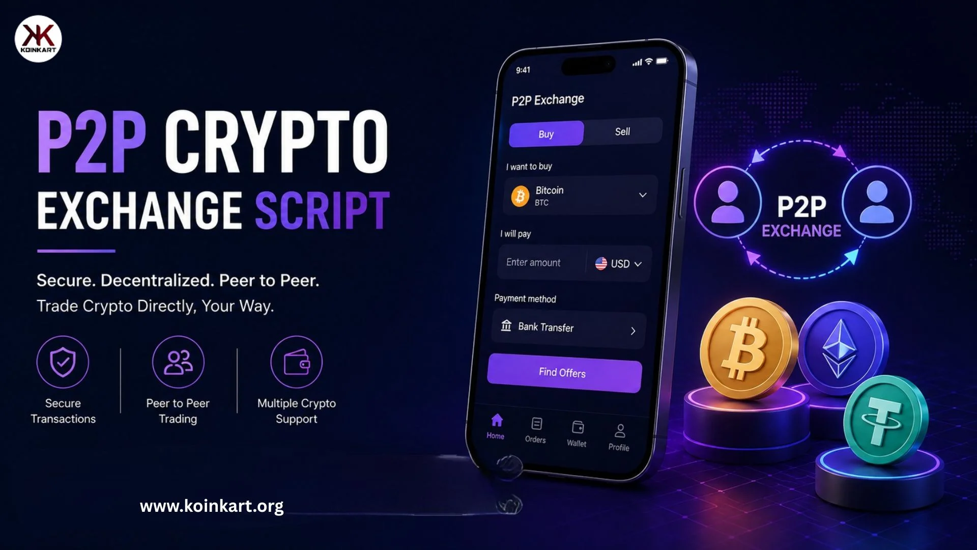 Grow Your Crypto Trading Business with P2P Crypto Exchange Script