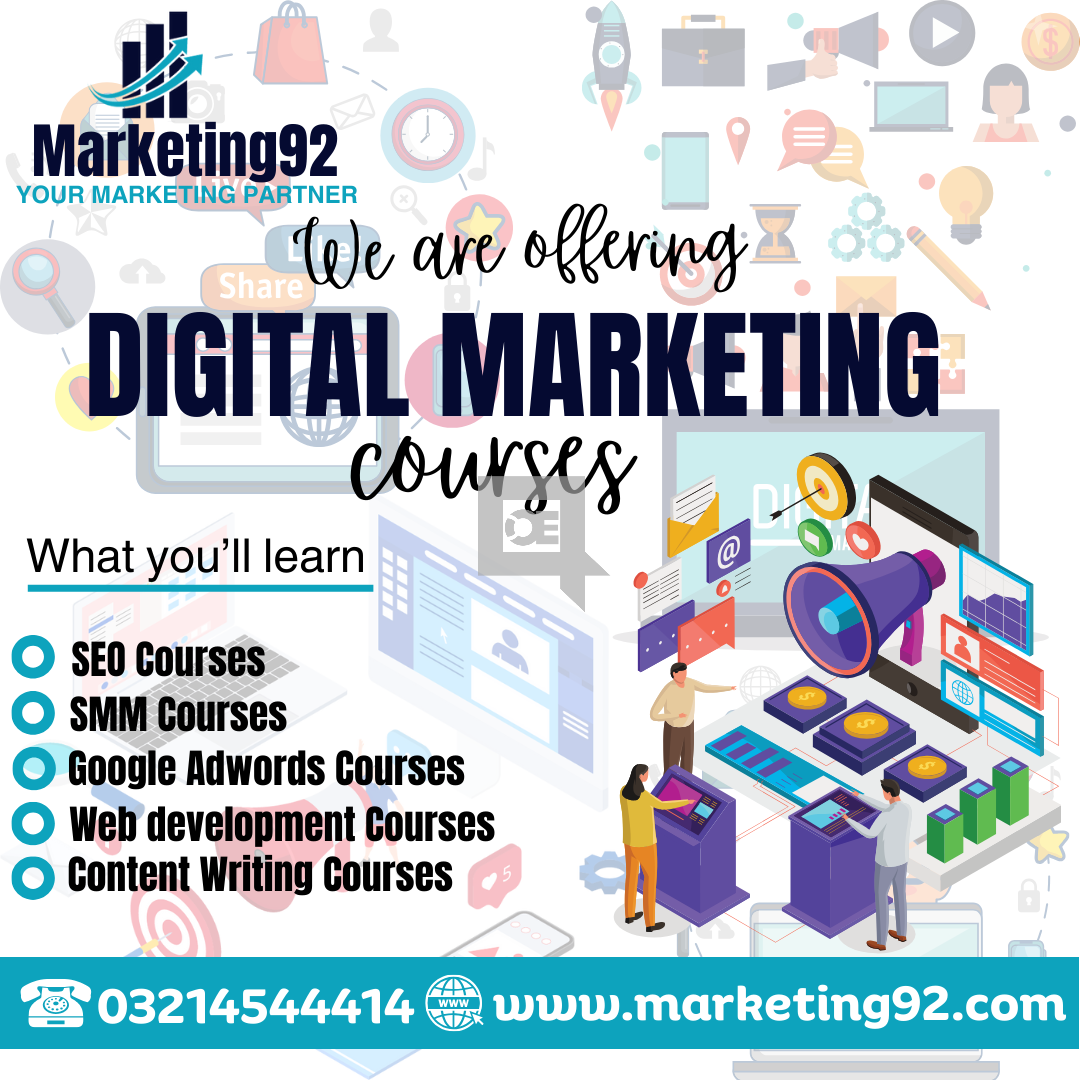 We Provides Best Digital Marketing Courses In Lahore