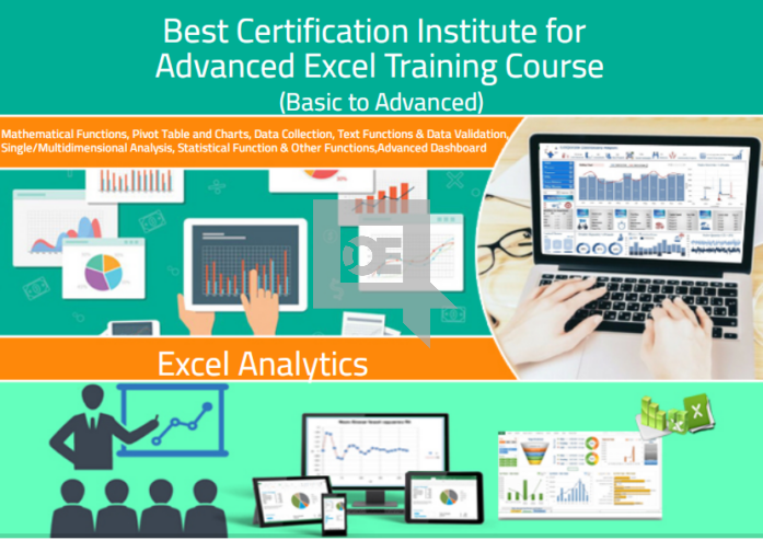 Advanced Excel Training Course in Delhi, 110038, 100% Placement[2024]