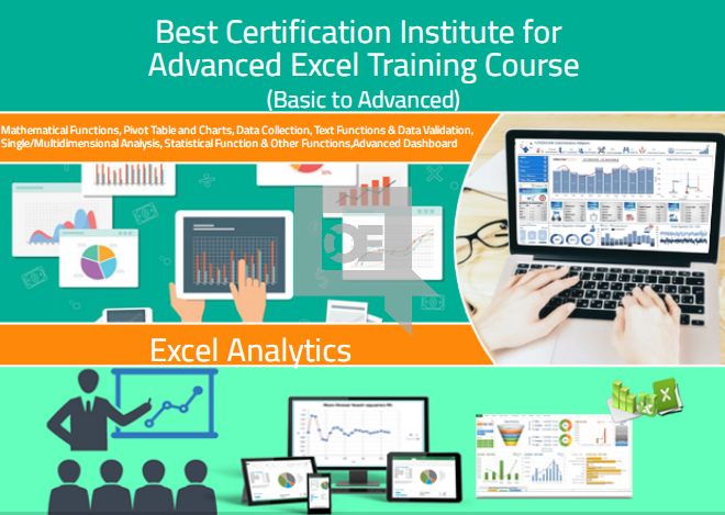 Excel Certification Course in Delhi,110029. Best Online Live Advanced