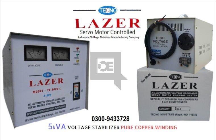 Servo Motor controlled voltage stabilizer copper for solar, ultrasound