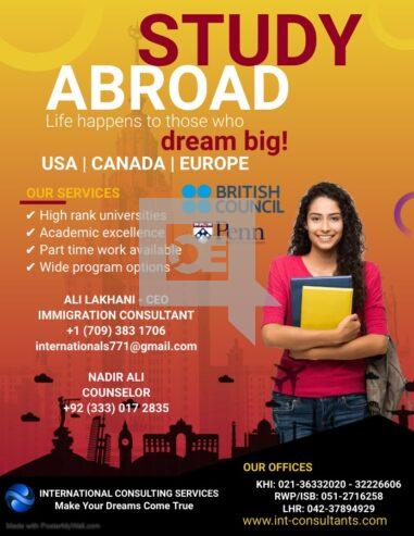 Education and Immigration Consultants in Lahore