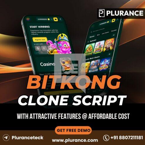 Get a Free Live Demo of Bitkong Clone Script By Contacting Plurance