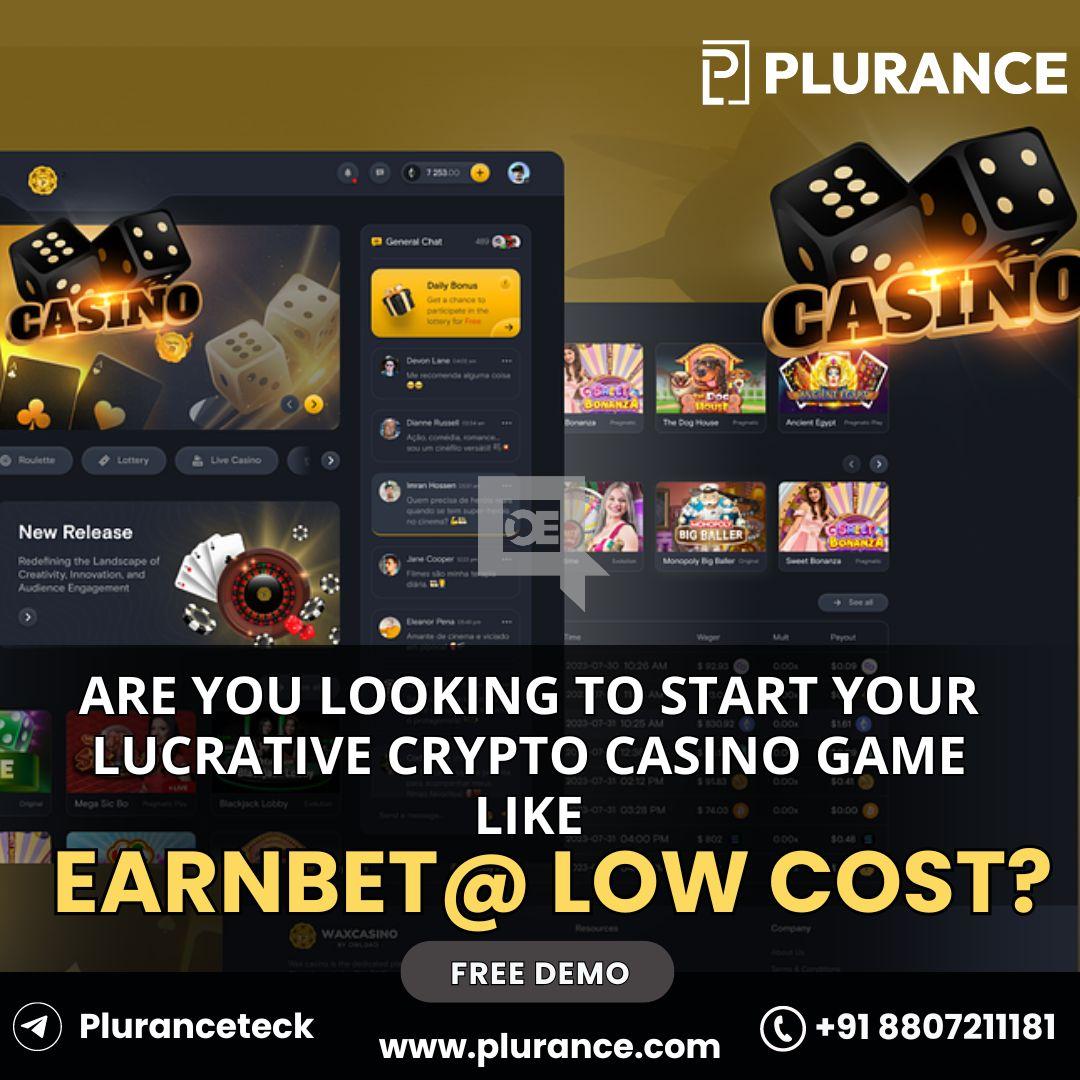 Earnbet Clone Script – Right Choice To Launch Your Crypto Casino Game