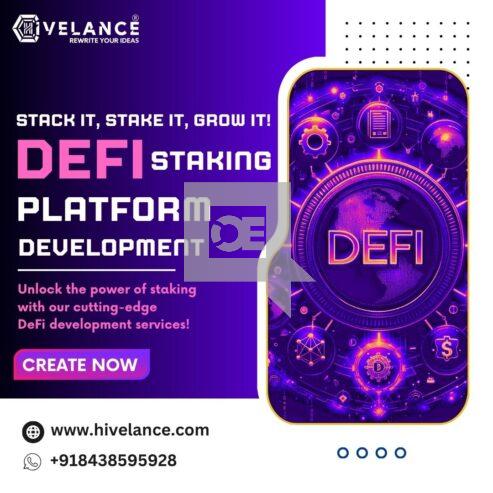 Create Profitable DeFi Staking Platforms At Affordable Cost