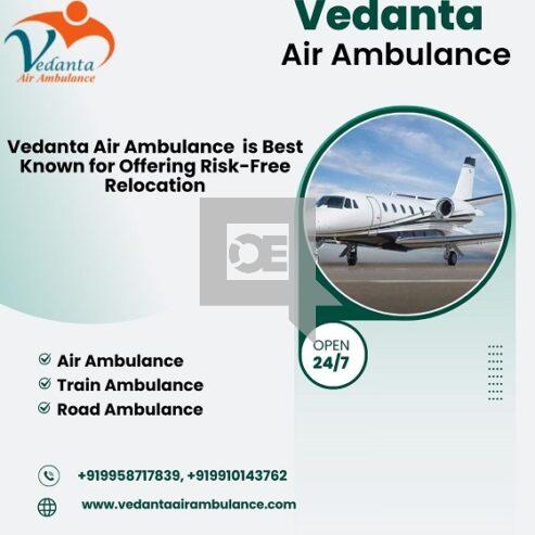 Hire Vedanta Air Ambulance Service in Hyderabad