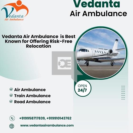 Hire Vedanta Air Ambulance Service in Hyderabad