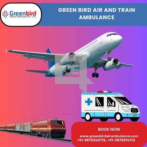 Get Greenbird Air and Train Ambulance Services in Delhi