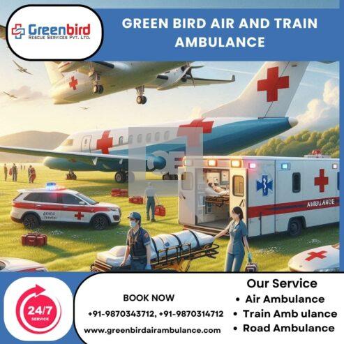 Utilize Greenbird Air and Train Ambulance Services in Patna