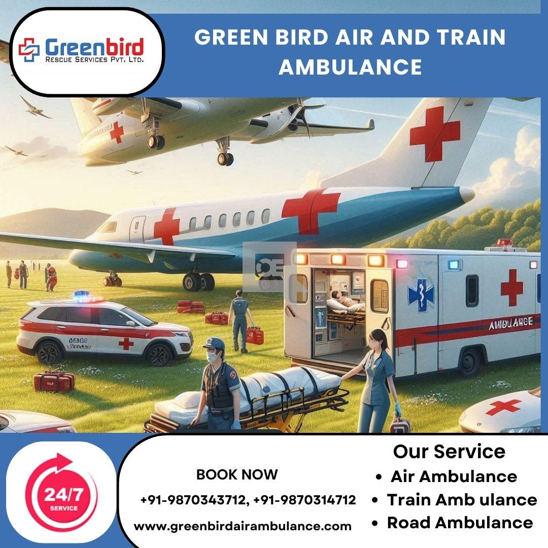 Utilize Greenbird Air and Train Ambulance Services in Patna