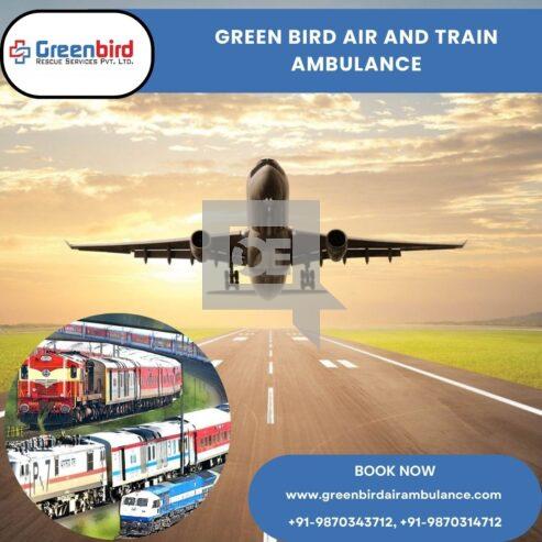 Take Trusted Greenbird Air and Train Ambulance Services in Mumbai