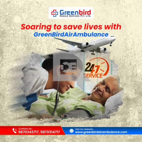 Hire Greenbird Air and Train Ambulance Services in Patna