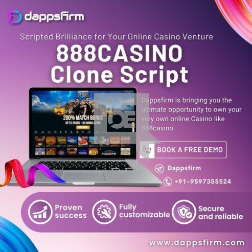 Highly Secure & Customizable 888casino Clone Software – Book a Demo No