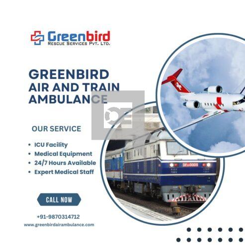 Use Greenbird Air and Train Ambulance Services in Guwahati