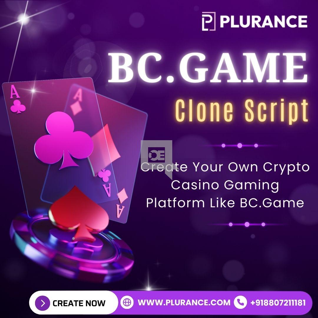 Revolutionize Crypto Gaming: BC.Game Clone Script by Plurance