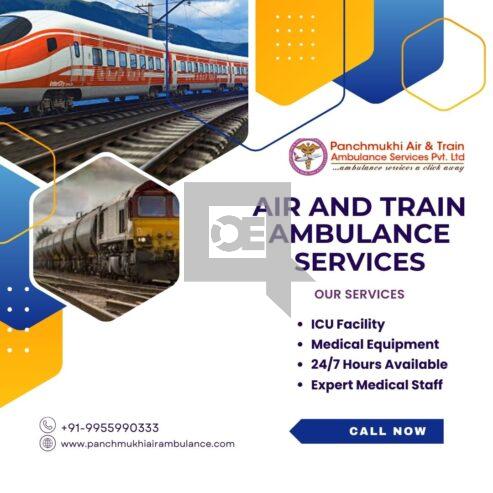 Use Panchmukhi Air and Train Ambulance Services in Bilaspur for Safety