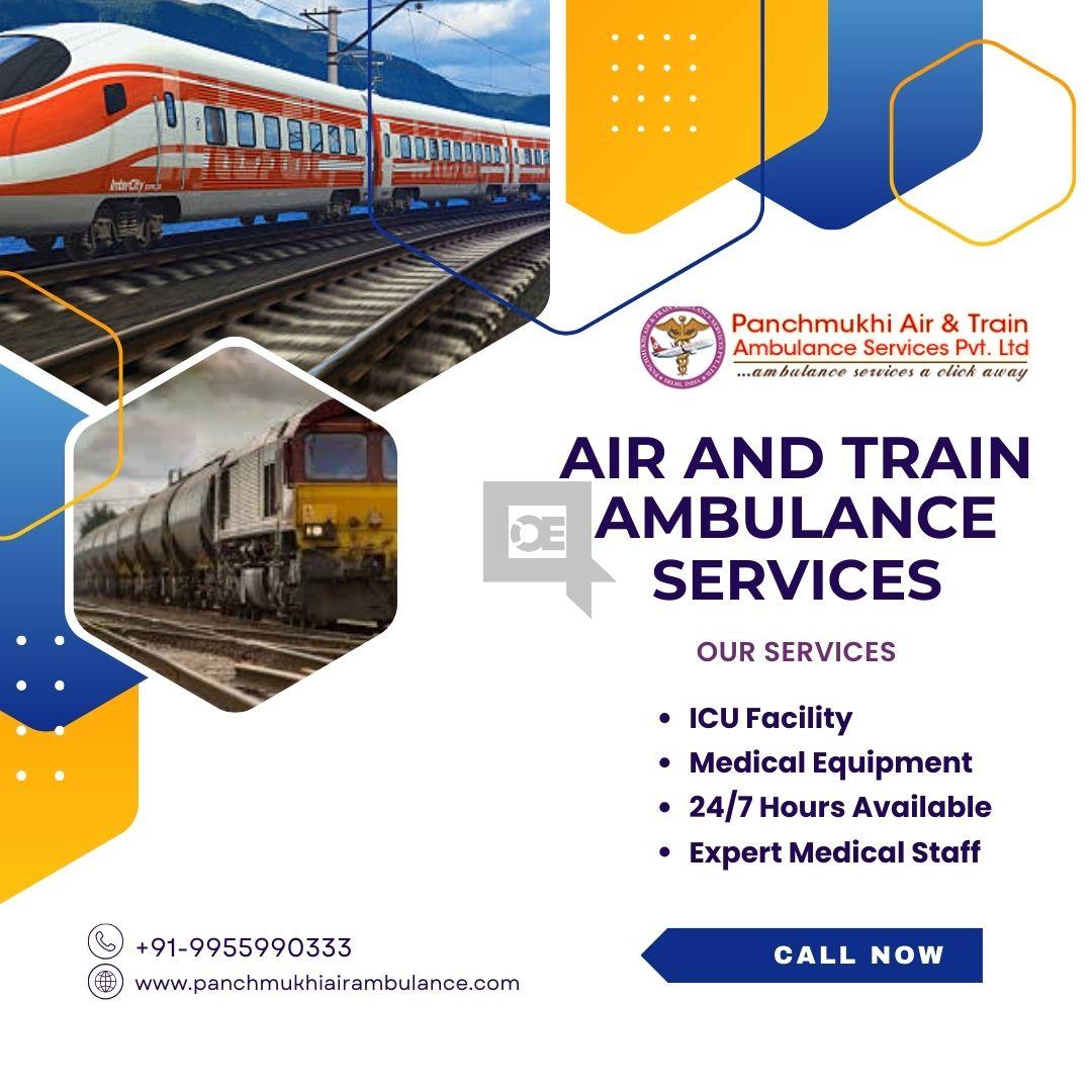 Use Panchmukhi Air and Train Ambulance Services in Bilaspur for Safety