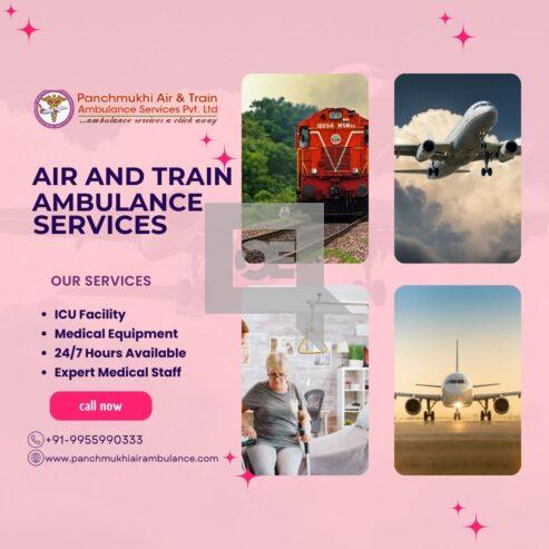 Avail Air and Train Ambulance Services in Kochi by Panchmukhi