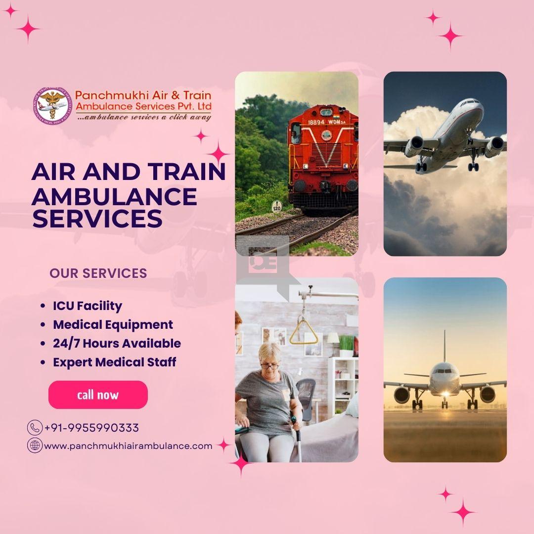 Avail Air and Train Ambulance Services in Kochi by Panchmukhi