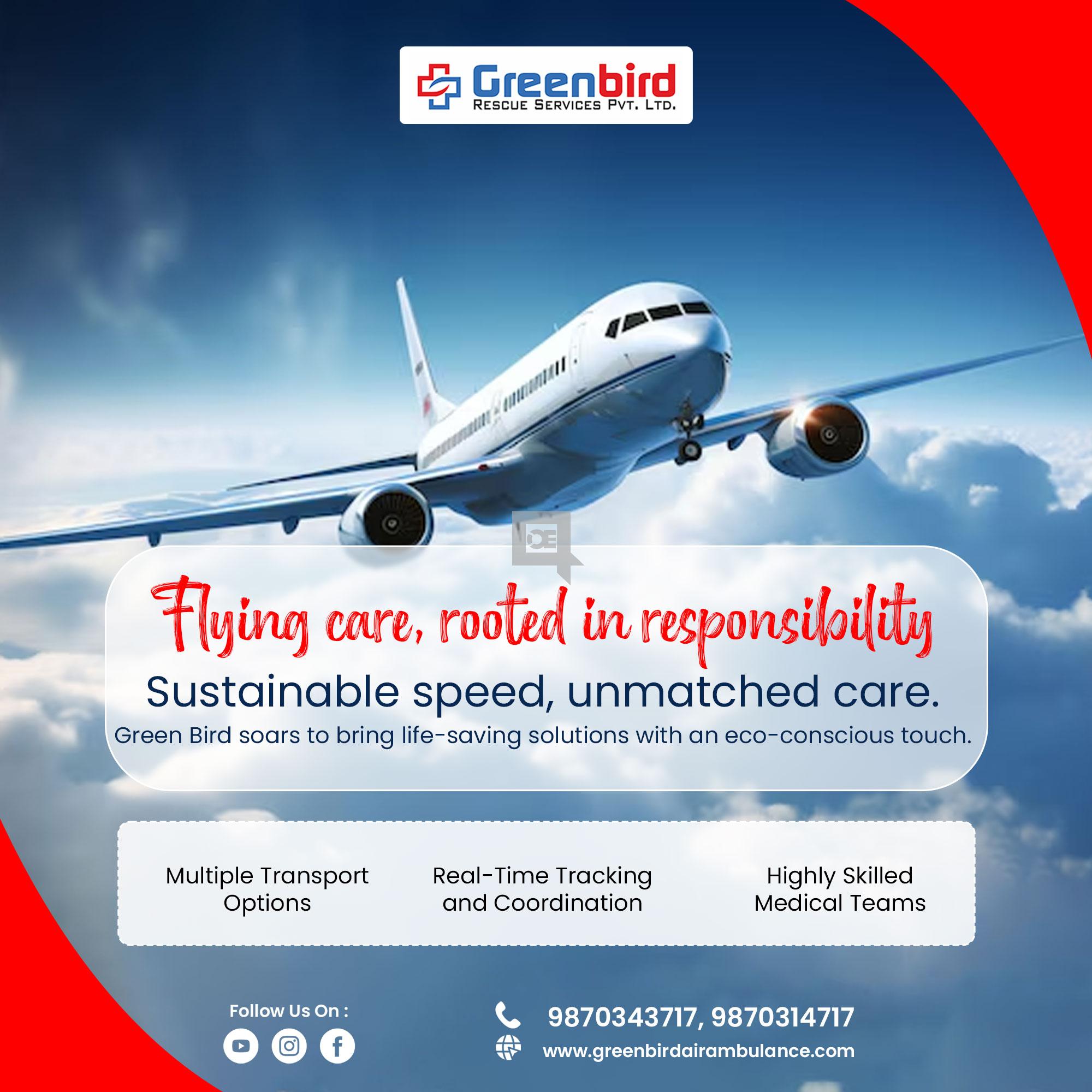 Choose Greenbird Air and Train Ambulance Services with Paramedical