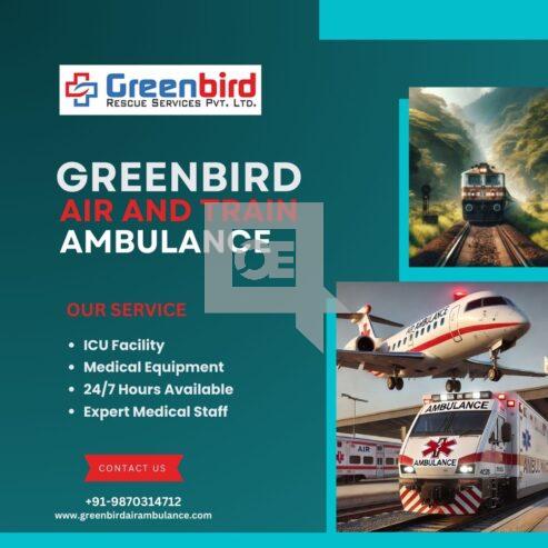 Hire Life-Saving Air and Train Ambulance Services in Chennai by Greenb