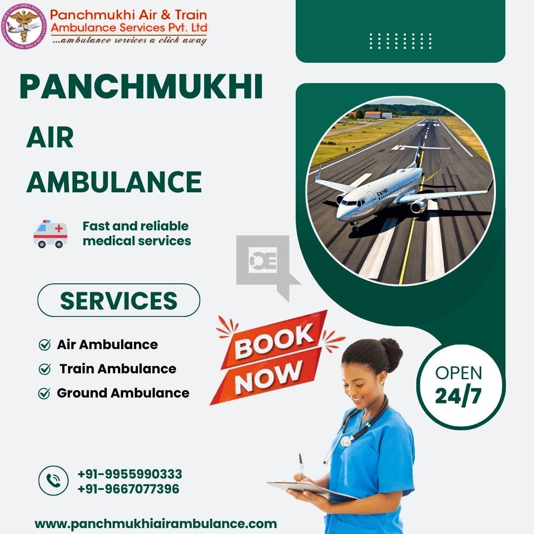 Hire Panchmukhi Air and Train Amblance Services in Guwahati