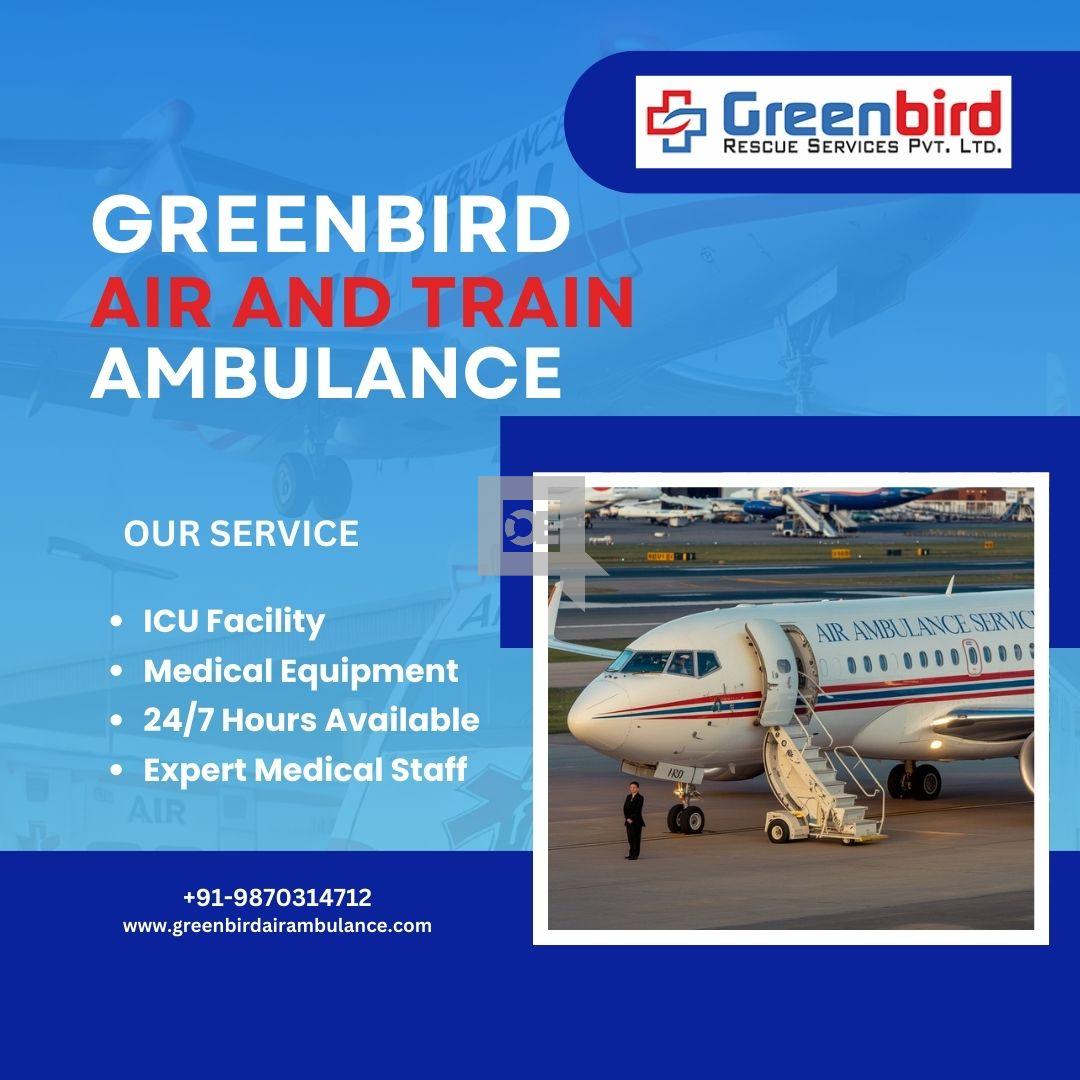 Hire Air and Train Ambulance Services in Kolkata by Greenbird