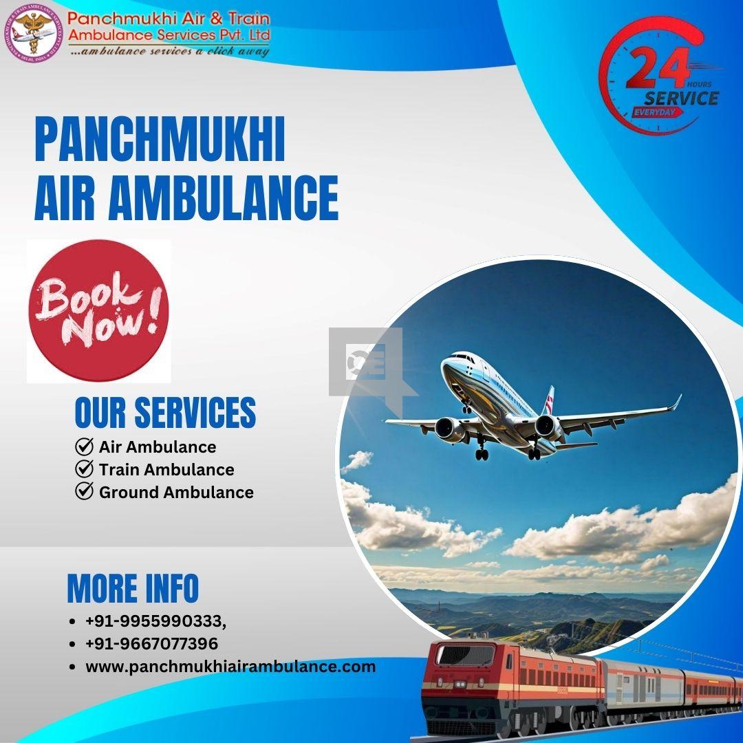 Get Panchmukhi Air and Train Ambulance Services in Gorakhpur