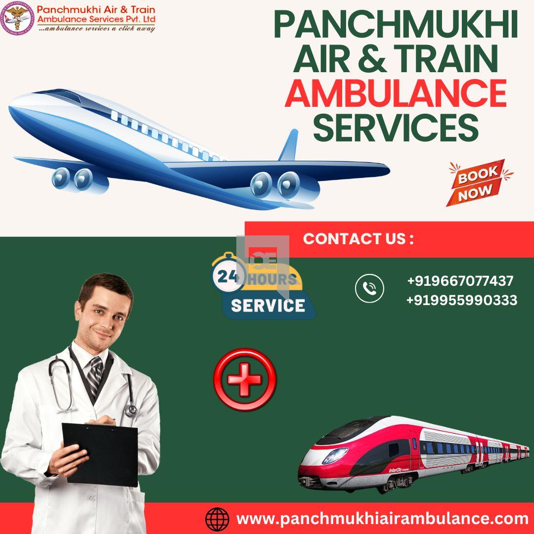 Hire Panchmukhi Air and Train Ambulance Services in Patna