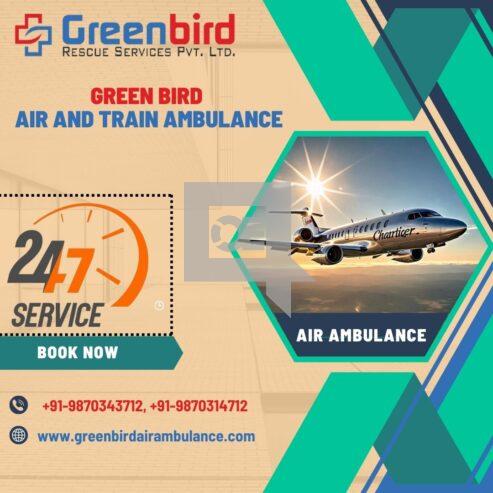 Choose Greenbird Air and Train Ambulance Services in Delhi