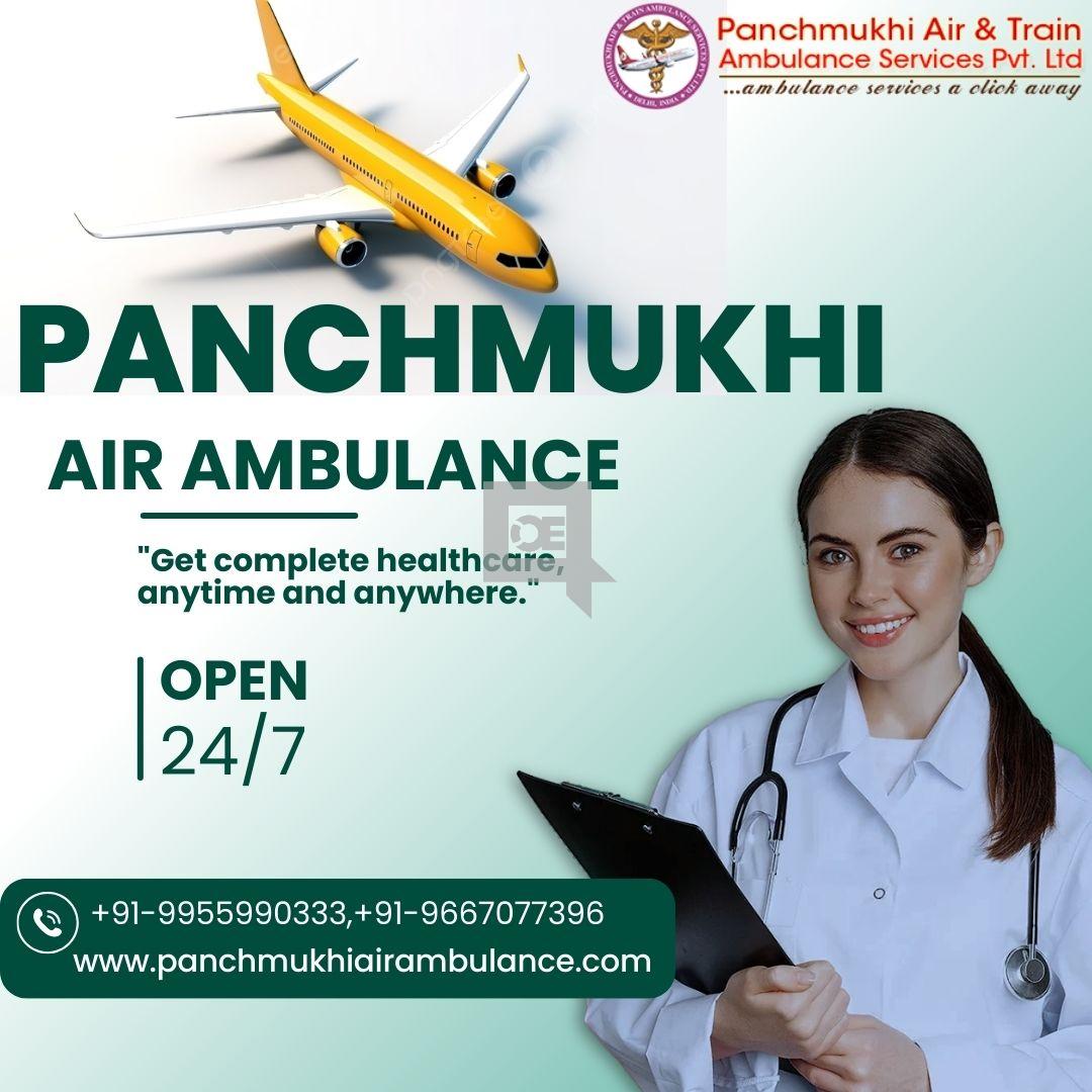 Get Panchmukhi Air and Train Ambulance Services in Raipur