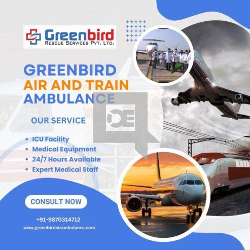 Greenbird Air and Train Ambulance Services in Guwahati