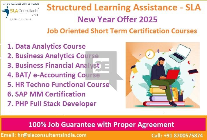 Data Analyst Course in Delhi, 110065. Certification for Data Analyst