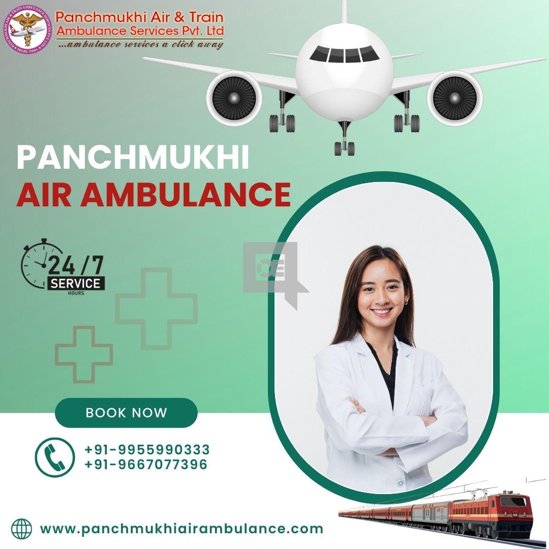 Get Panchmukhi Air and Train Ambulance Services in Patna