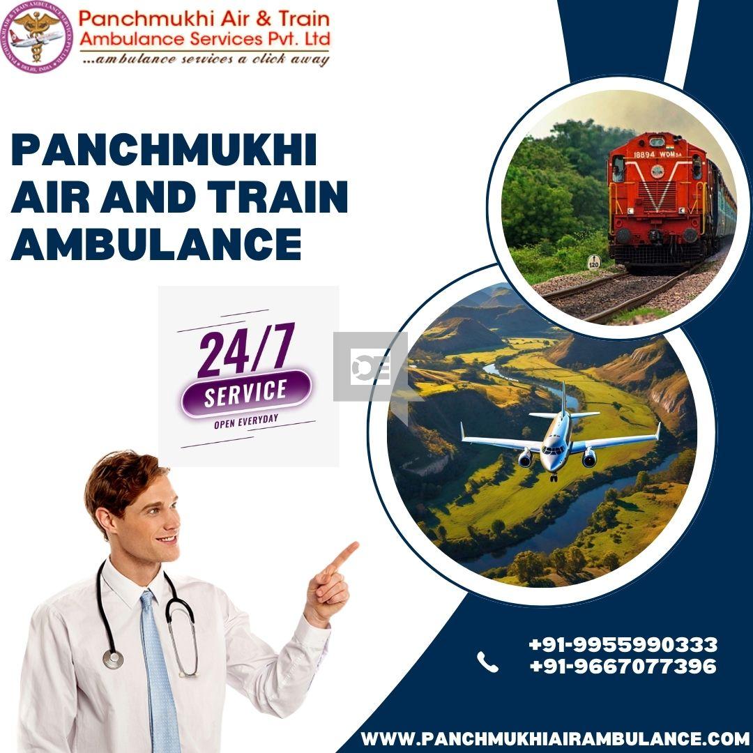 Get Panchmukhi Air and Train Ambulance Services in Mumbai at