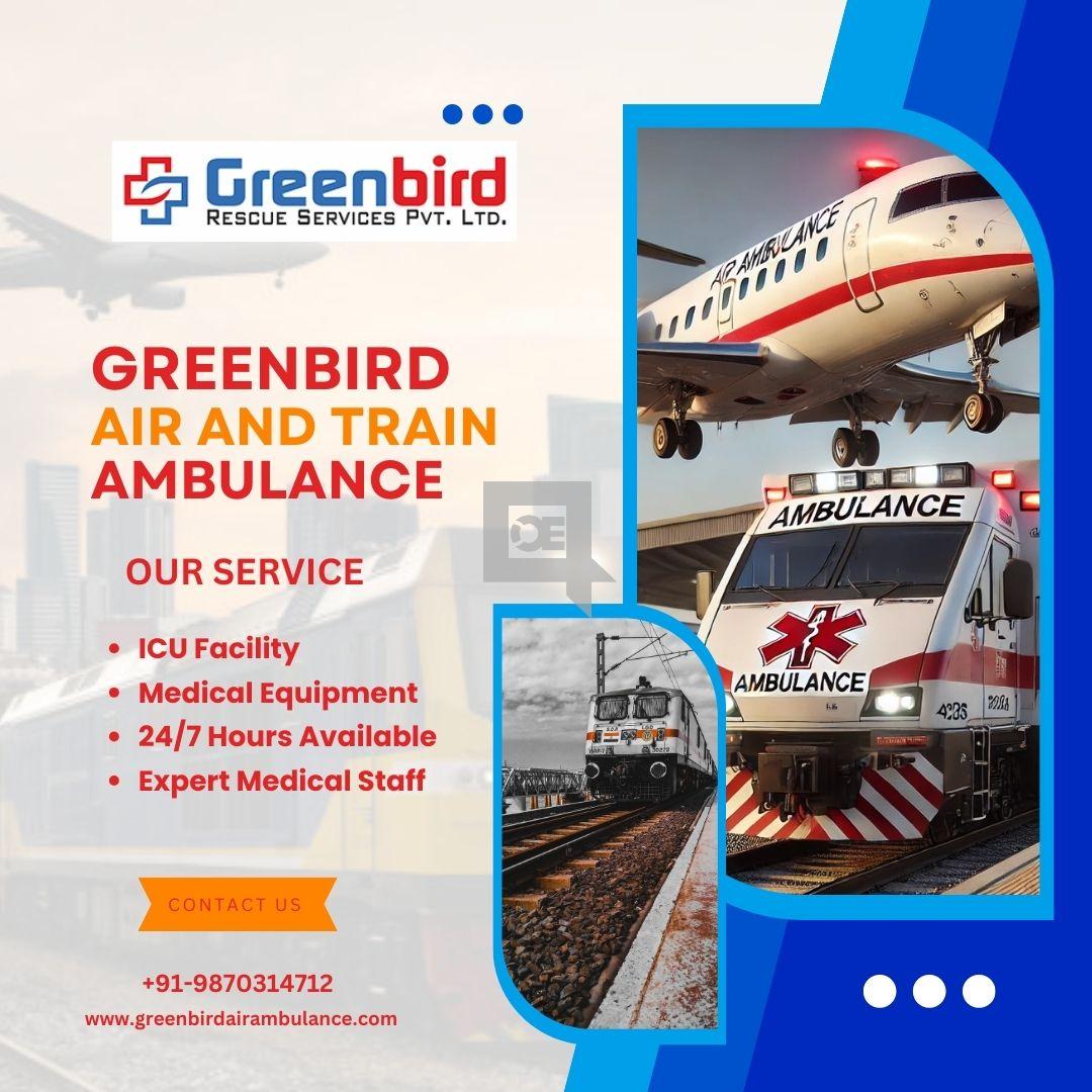 Use Top-Rated Air and Train Ambulance Services in Kolkata by Greenbird