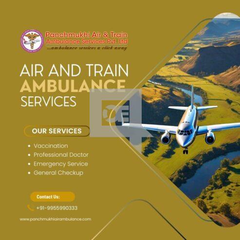 Hire Air and Train Ambulance Services in Bhavnagar by Panchmukhi