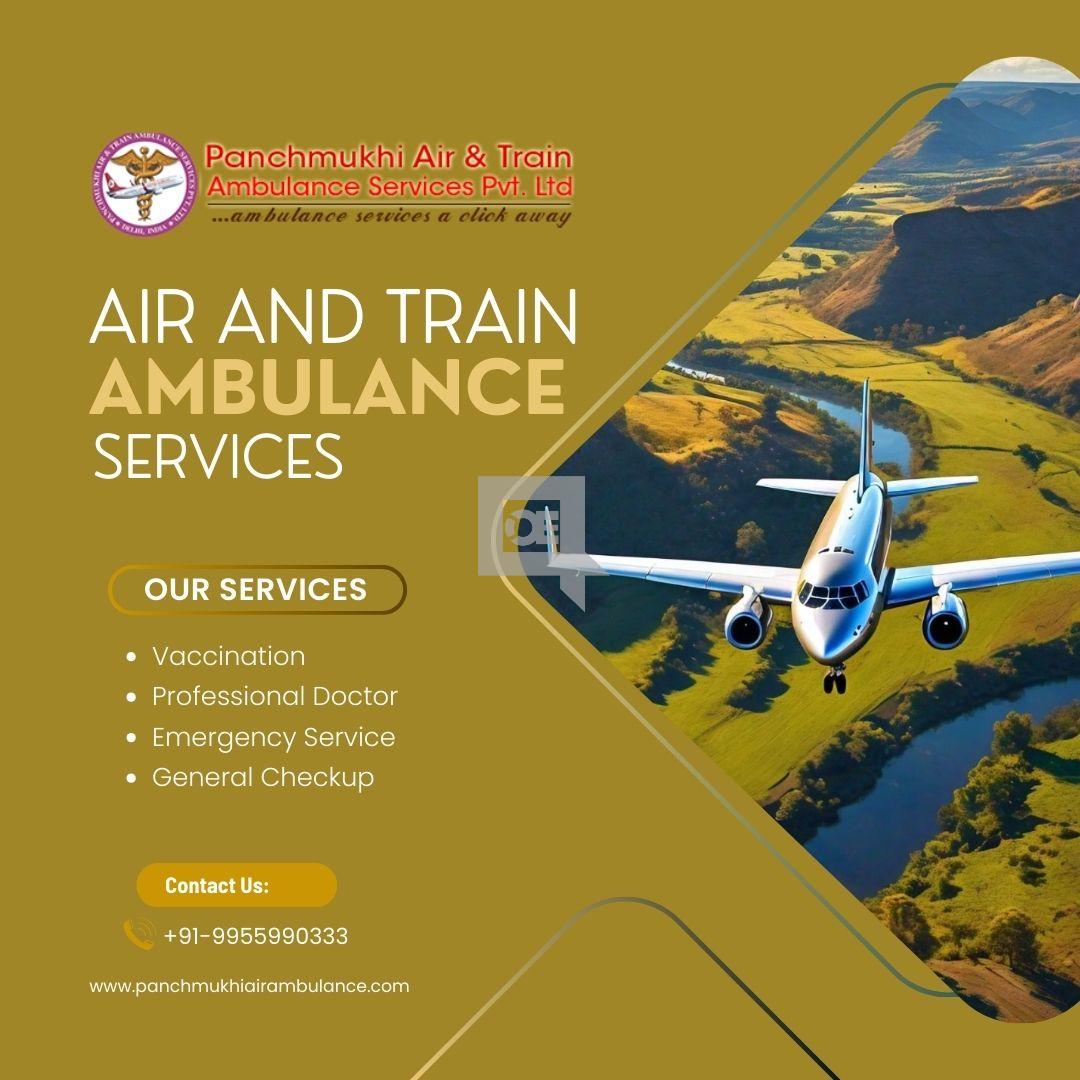 Hire Air and Train Ambulance Services in Bhavnagar by Panchmukhi