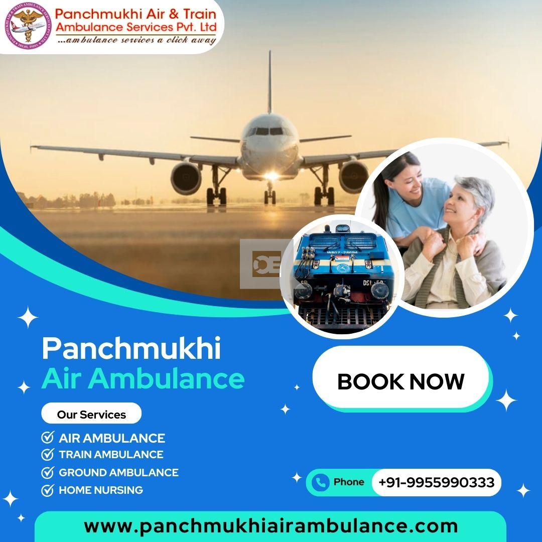 Hire Life-Saver Panchmukhi Air and Train Ambulance Services in Mumbai