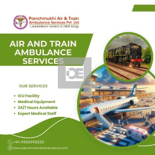 Hire Panchmukhi Air and Train Ambulance Services in Hyderabad