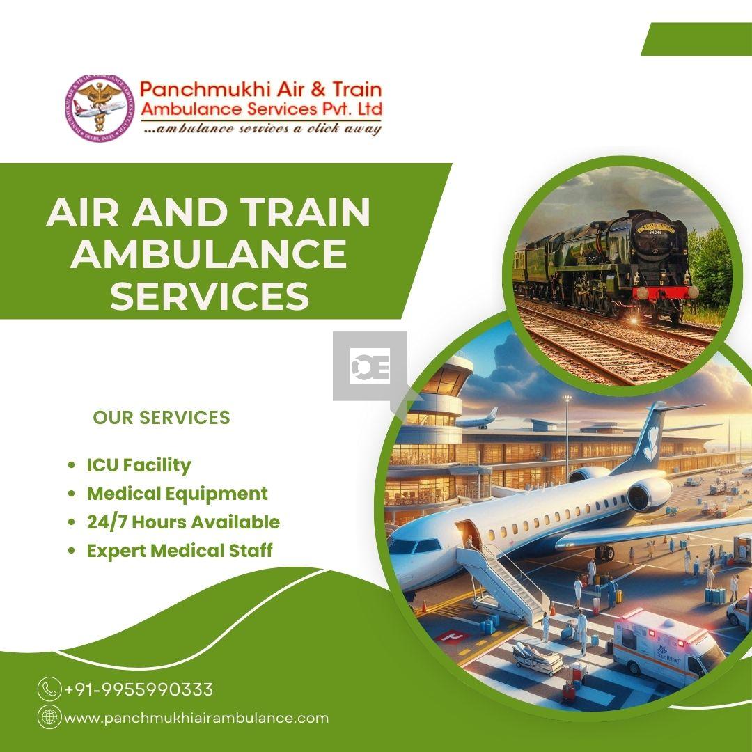 Hire Panchmukhi Air and Train Ambulance Services in Hyderabad