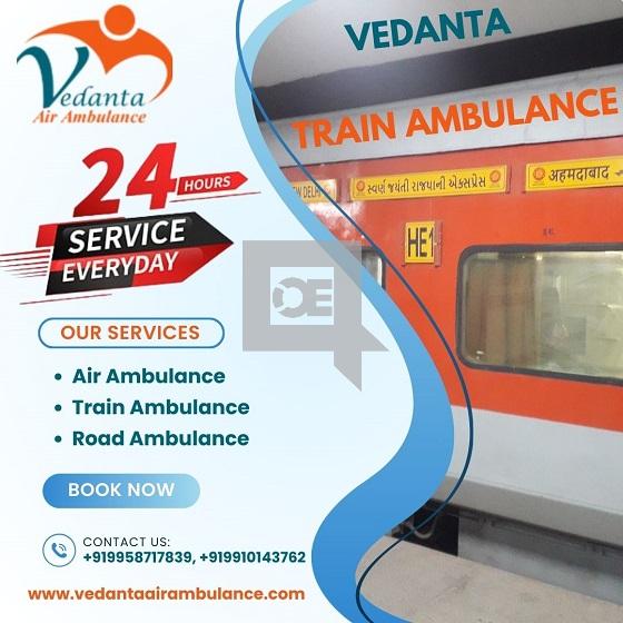 Vedanta Train Ambulance Service in Vellore with Advanced Ventilator
