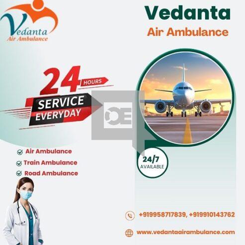 Hire Medical Support Vedanta Air Ambulance Service in Bhubaneswar