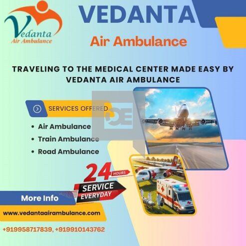 Choose Vedanta Air Ambulance Service in Bhopal with Superb ICU Support