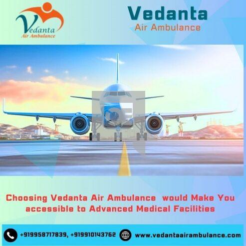 Fabulous Vedanta Air Ambulance Service in Bhopal with Medical Tool