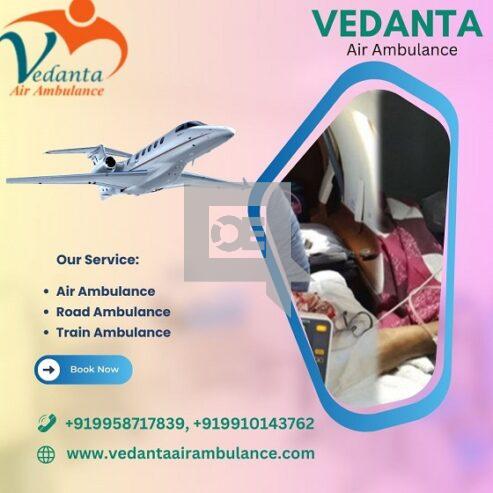 Hire Vedanta Air Ambulance Service in Allahabad with a full ICU