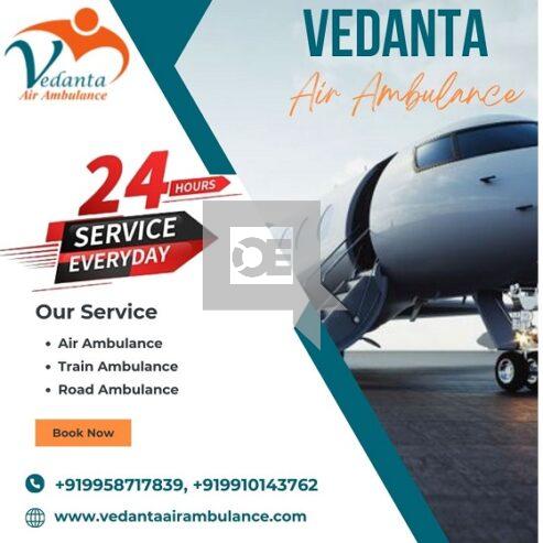 Take Vedanta Air Ambulance Service in Gorakhpur with Hi-tech ICU Setup