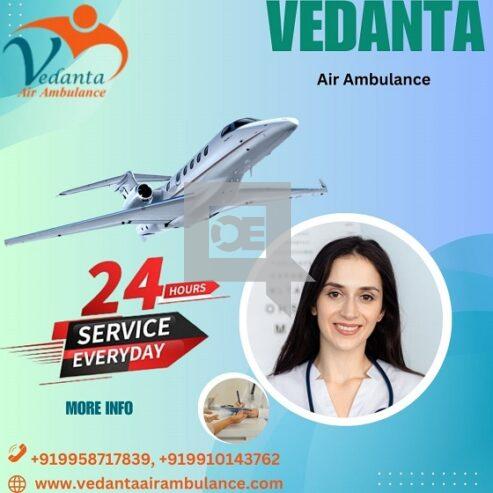 Take Fabulous Vedanta Air Ambulance Service in Allahabad