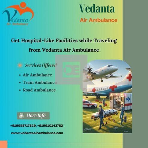 Hire Vedanta Air Ambulance Service in Raipur for Quick Patient Transfe