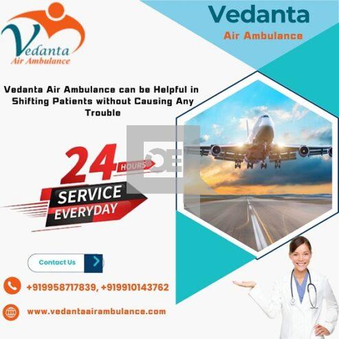 Pick Vedanta Air Ambulance Service in Raipur